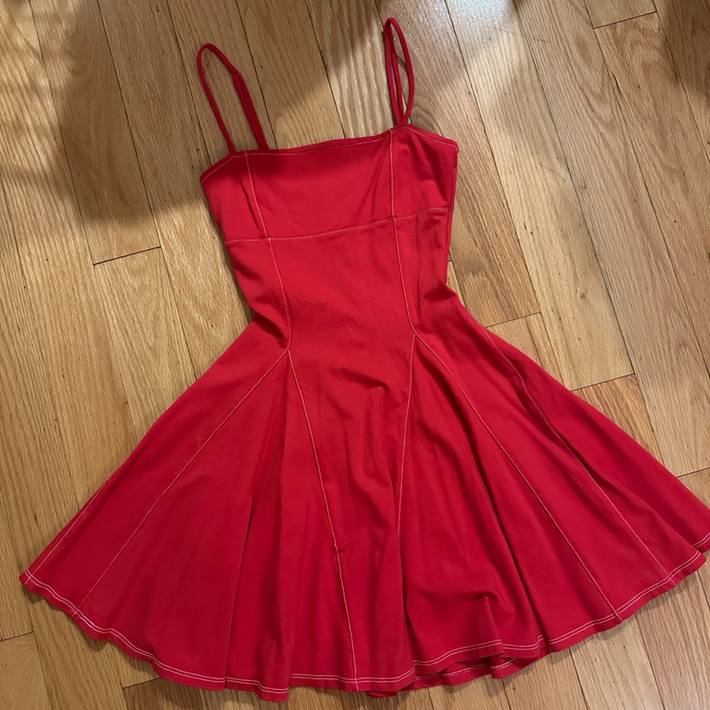 Urban Outfitters Vibrant Red Dress